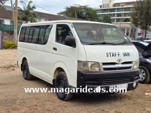 Find the best Toyota Hiace vans for sale in Kenya ✅ 7L, 9L, 14 & 18-seater models at competitive prices. New & used HiAce vans available. Check prices, features, and deals today!
